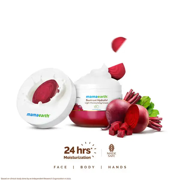 Mama Earth Beetroot Hydraful Light Moisturizing Cream