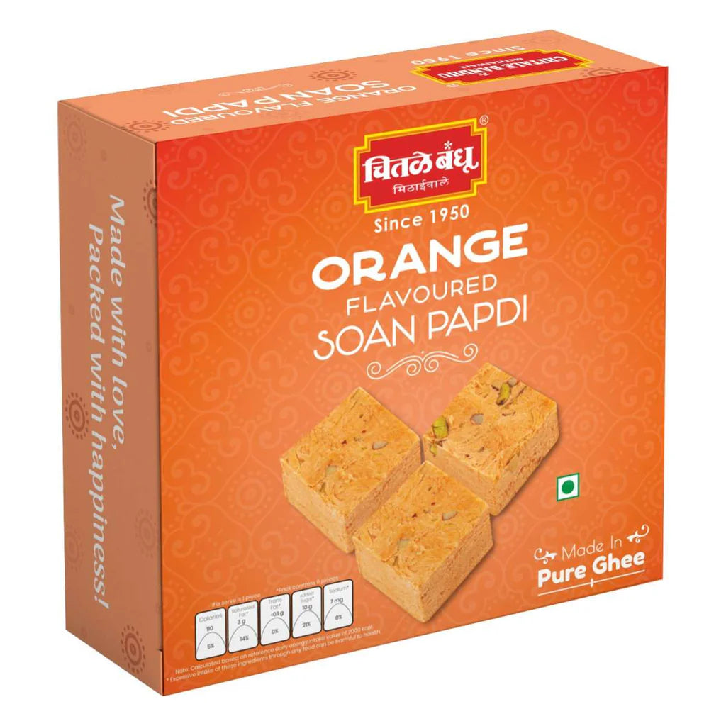 Soan Papdi Orange