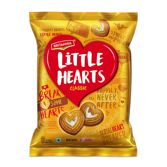 Little Hearts Biscuits - BRITANNIA - 75g